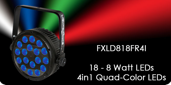 FXLD818FRP4I LED PAR Lighting Fixture