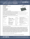 TL5024 Cutsheet Lighting Control Console Cutsheet
